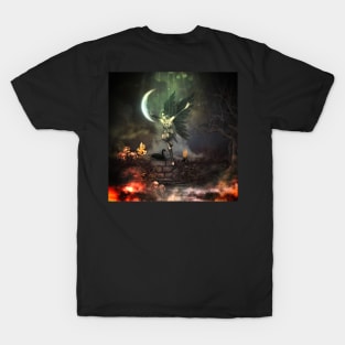 Wonderful dark angel in the dark night T-Shirt